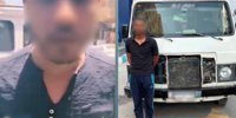 ضبط قائد ميكروباص تعدى على سائق ملاكي وأحدث تلفيات بسيارته في الزقازيق