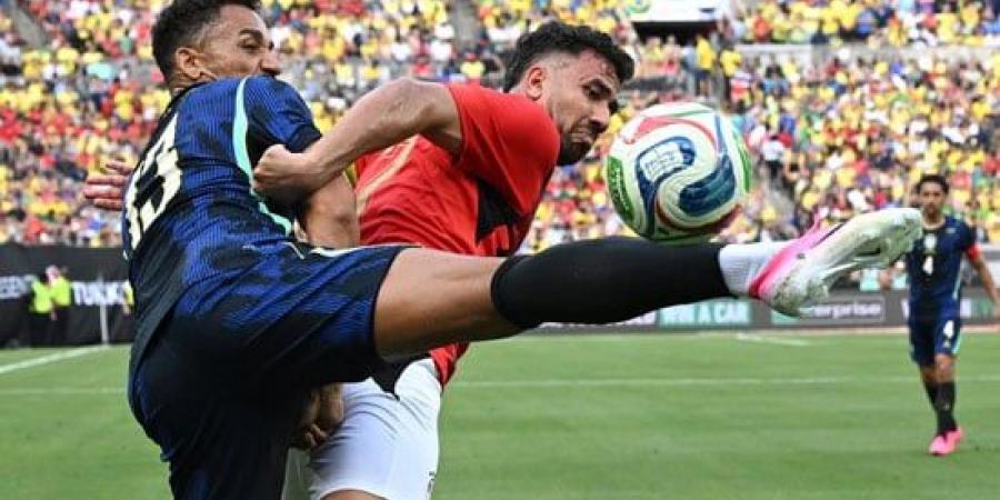 منتخب مصر يتأخر أمام البرازيل 2-1 بعد 60 دقيقة ومحاولات لإدراك التعادل.. صور