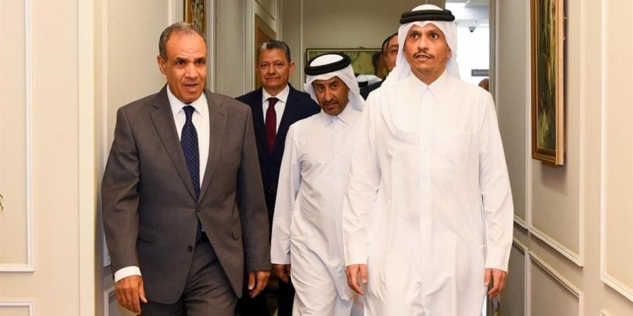 وزير الخارجية يستقبل نظيره القطري.. ويتبادلان الرؤى حول الأوضاع الإقليمية