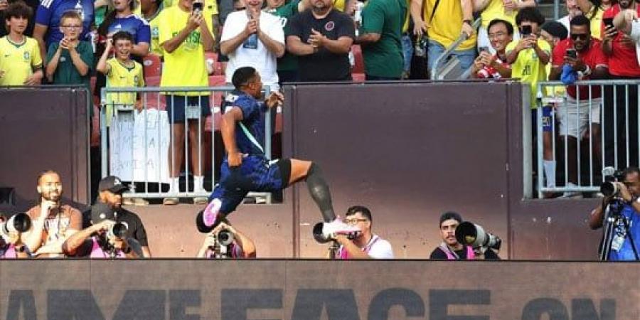 منتخب مصر يخسر أمام البرازيل 2-1 فى البروفة الأخيرة قبل كأس العالم 2026.. صور