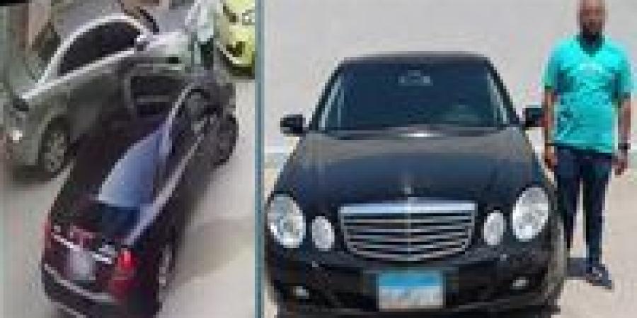 سقوط سائق حطم سيارة أثناء الاستعراض بمركبته بميت غمر