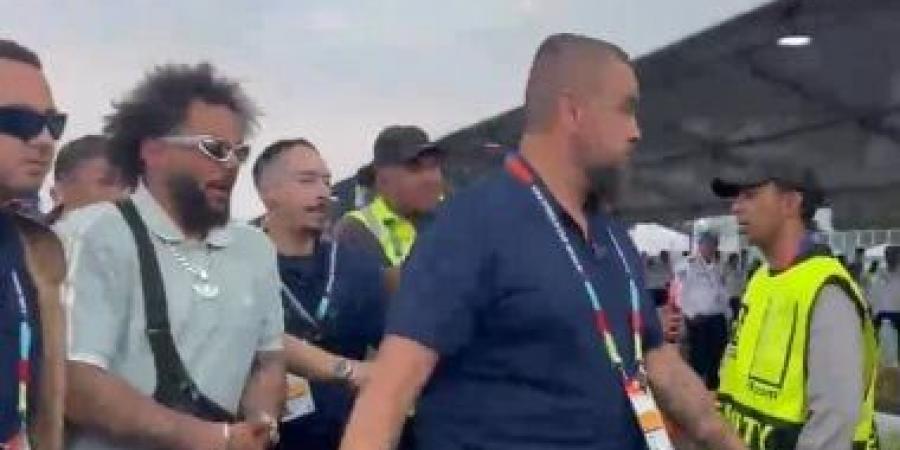 كواليس إجلاء البرازيلي مارسيلو من ملعب افتتاح كأس العالم