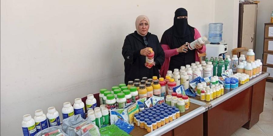 "تموين الإسماعيلية" يضبط 200 عبوة أسمدة ومبيدات زراعية منتهية الصلاحية بأبو صوير
