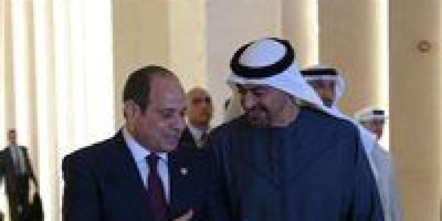 الرئيس السيسي والشيخ محمد بن زايد يرحبان باتفاق وقف الحرب مع إيران