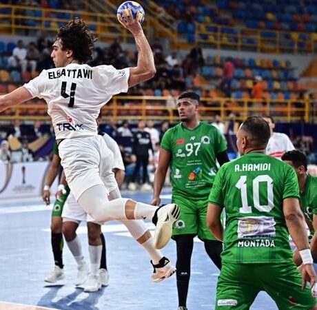 الزمالك يتفوق على درب السلطان المغربي في كأس العالم للأندية لكرة اليد بفارق 25 نقطة