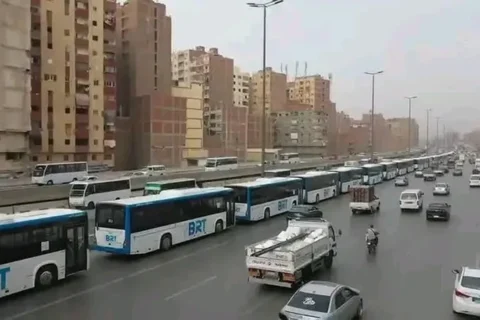 غدًا انطلاق المرحلة الثانية من خدمة الأتوبيس الترددي BRT من العين السخنة إلى صن كابيتال