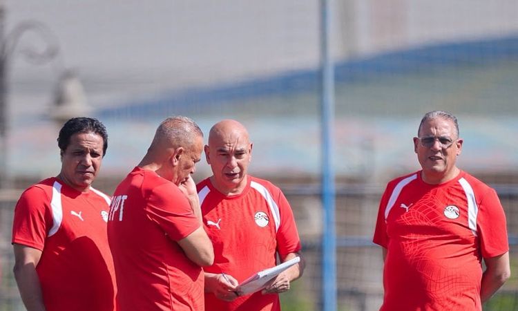 منتخب مصر يجري تدريبه الأخير على ملعب ترتان قبل التوجه إلى جنوب السودان