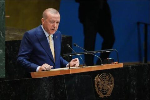 أردوغان: 5 قوى في مجلس الأمن تتحكم بمصالح 193 دولة خلال كلمته في الأمم المتحدة
